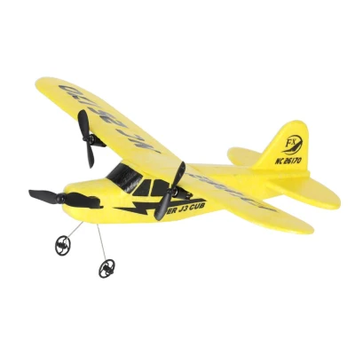 KIK KX4307 RC letadlo FX803 Piper 150 mAh, 2.4 GHz, žluté