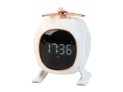 Verk 27502 Aromaterapeutický Bluetooth budík s reproduktorem, růžový