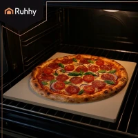 Ruhhy 26916 Kámen na pizzu 38 x 36 cm + lopatka
