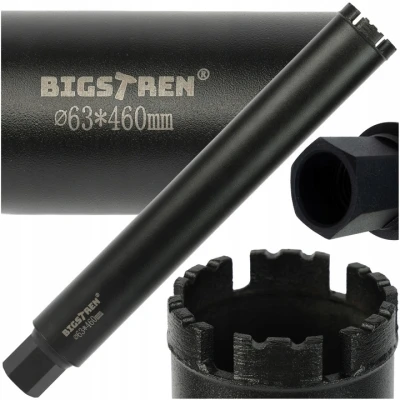 Bigstren 27082 Vrták diamantový 63 x 450 mm, 1.1/4 UNC