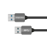 Kruger&Matz KM0337 USB / USB 3.0, 100 cm, černý