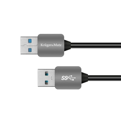 Kruger&Matz KM0337 USB / USB 3.0, 100 cm, černý