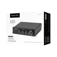 Kruger&Matz KM0569 Stereo zosilňovač A20, Bluetooth 5.0, 2x 100 W, čierny