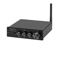 Kruger&Matz KM0569 Stereo zosilňovač A20, Bluetooth 5.0, 2x 100 W, čierny