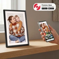 Kruger&Matz KM1103 Digitální fotorámeček Frameo WiFi, 10,1 palců, s podsvícením, černý