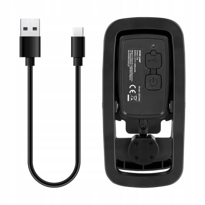 Rebel URZ3496 Dielenská baterka s klipom, 5 W, 500 lm, 3,7 V / 2000 mAh