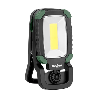 Rebel URZ3496 Dielenská baterka s klipom, 5 W, 500 lm, 3,7 V / 2000 mAh