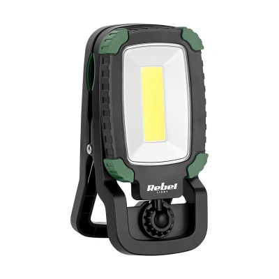 Rebel URZ3496 Dielenská baterka s klipom, 5 W, 500 lm, 3,7 V / 2000 mAh