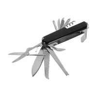Rebel RB-1114 Víceúčelový kapesní nůž MULTITOOL 13 v 1, černý