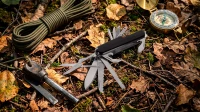 Rebel RB-1114 Víceúčelový kapesní nůž MULTITOOL 13 v 1, černý