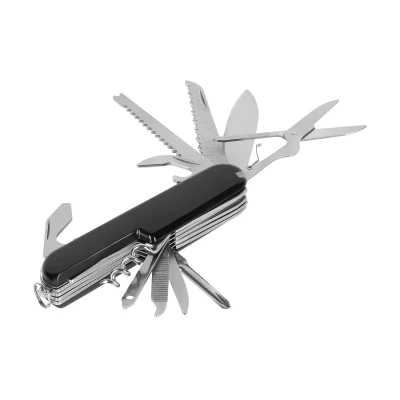 Rebel RB-1114 Víceúčelový kapesní nůž MULTITOOL 13 v 1, černý