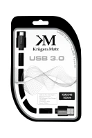 Kruger&Matz KM0348 Kabel USB 3.0 A - USB C 5 Gb/s, 100 cm