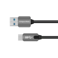 Kruger&Matz KM0348 Kabel USB 3.0 A - USB C 5 Gb/s, 100 cm