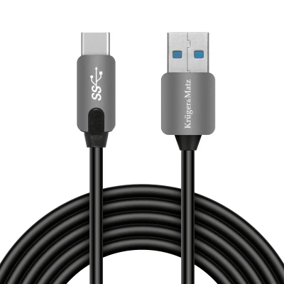 Kruger&Matz KM0348 Kabel USB 3.0 A - USB C 5 Gb/s, 100 cm