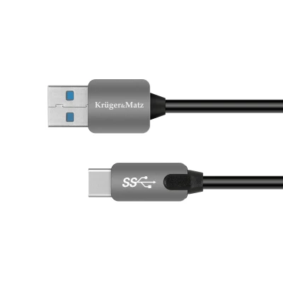 Kruger&Matz KM0348 Kabel USB 3.0 A - USB C 5 Gb/s, 100 cm