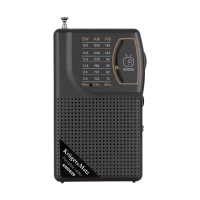 Kruger&Matz KM0829 Prenosné rádio AM/FM/SW, 3,7 V; 500 mAh, čierne