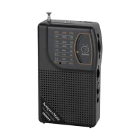 Kruger&Matz KM0829 Prenosné rádio AM/FM/SW, 3,7 V; 500 mAh, čierne