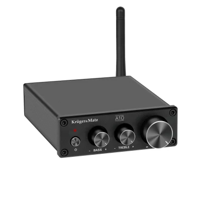 Kruger&Matz KM0568 Stereo zesilovač A10, Bluetooth 5.1, 2x 50 W, černý