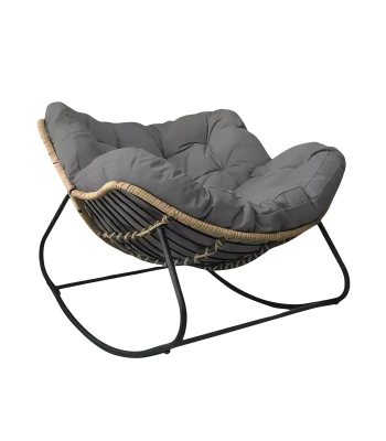 Gordon G1203 Hojdacie kreslo s mäkkým vankúšom, sivé