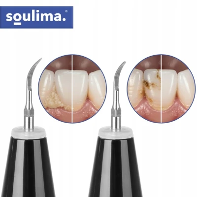 Soulima 25746 Ultrazvukový odstraňovač zubního kamene, 5 režimů, černý