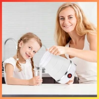 APT DA474 Cestovní silikonová skládací konvice 600 ml, 600 W