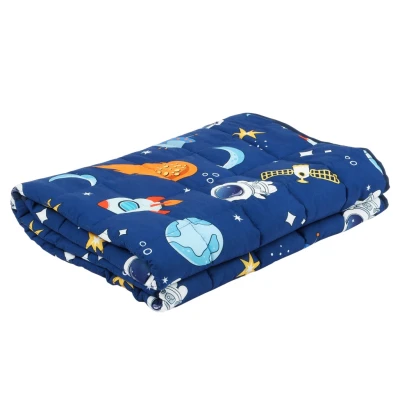 Isomedix 26897 Zátěžová přikrývka antistresová pro děti 4 kg, 100 x 150 cm, modrá