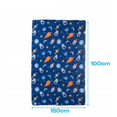 Isomedix 26897 Zátěžová přikrývka antistresová pro děti 4 kg, 100 x 150 cm, modrá