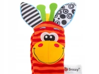 Kruzzel 25068 Chrastící ponožky a náramky 4 ks