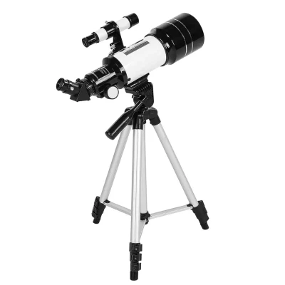 Genetic 4089 Hvezdársky ďalekohľad 70/300 mm so zväčšením 15x-150x + príslušenstvo, biely