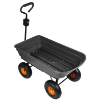 HOGLER 3958 Záhradný vozík, 300 kg, sivý