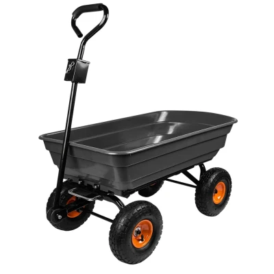 HOGLER 3958 Záhradný vozík, 300 kg, sivý