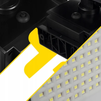 Izoxis 24633 Solárne 167 LED osvetlenie s PIR senzorom pohybu a súmraku, IP65, 500 lm, 1800 mAh