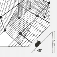 Nuxie 3931 Detská ohrádka, modulárna, Premium, 71 x 143 x 73 cm