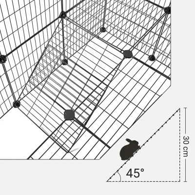 Nuxie 3931 Detská ohrádka, modulárna, Premium, 71 x 143 x 73 cm