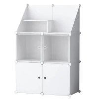 Hogler 3905 Modulární šatní skříňka, 4 moduly, 74 x 109 x 37 cm, bílá