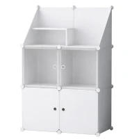 Hogler 3905 Modulární šatní skříňka, 4 moduly, 74 x 109 x 37 cm, bílá