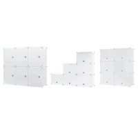 Hogler 3872 Variabilný policový systém 6 modulov, 92 x 97 x 32 cm, biely