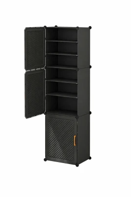 Hogler 3868 Variabilní regálový systém 3 moduly, 44 x 145 x 32 cm, černá