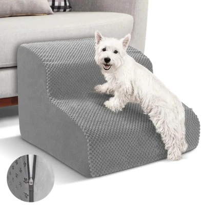 Nuxie 3602 Schůdky pro psa 50 cm, modrošedé