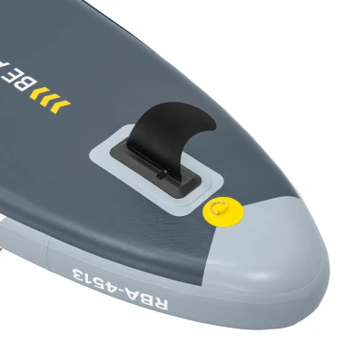 Rebel RBA-4513 Paddleboard SUP s plachtou, windsurfing, príslušenstvo, 305 cm, 120 kg, sivá