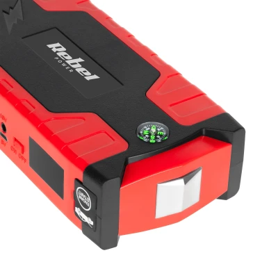 Rebel URZ0967 Powerbank s káblami Jump Starter a kompresorom, 10 000 mAh