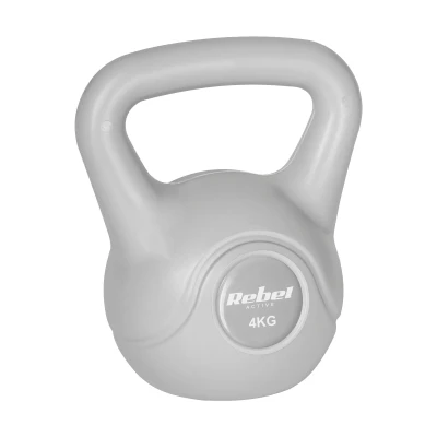 Rebel RBA-2322G Kettlebell Active 4 kg, šedý