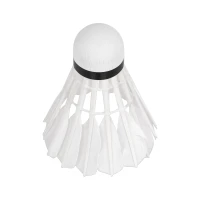 Rebel RBA-4103 Badmintonové loptičky z husieho peria, 6 ks, biele