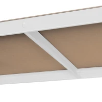 Rebel RB-1251 Kovový skladovací regál, 5 polic, 180 x 90 x 40 cm, 750 kg, bílá