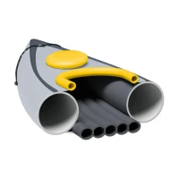 Rebel RBA-4515 Nafukovací kajak 282 x 90 cm, 80 kg, šedá