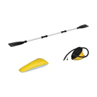 Rebel RBA-4515 Nafukovací kajak 282 x 90 cm, 80 kg, šedá