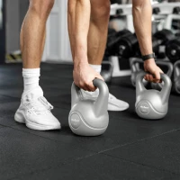 Rebel RBA-2322G Kettlebell Active 18 kg, šedý