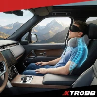 Xtrobb 26087 Cestovní sada 3D na spaní 3 v 1, šedá