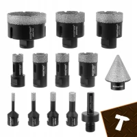 Bigstren 27012 Diamantové vykružováky M14 6-68 mm, sada 13 ks