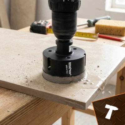 Bigstren 27080 Diamantové vykružováky M14 6-68 mm, sada 7 ks